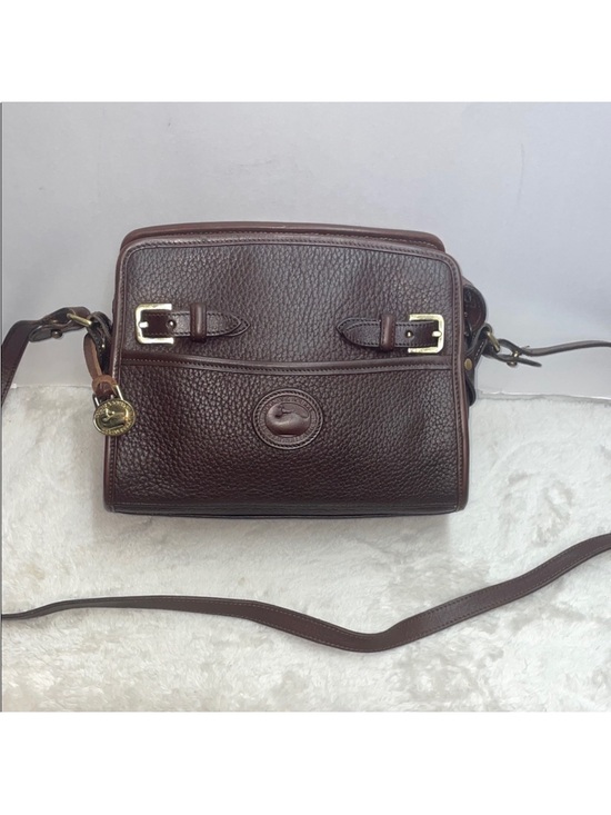 Dooney & Bourke Handbags - Vintage Dooney & Bourke Top Zip Buckle Bag